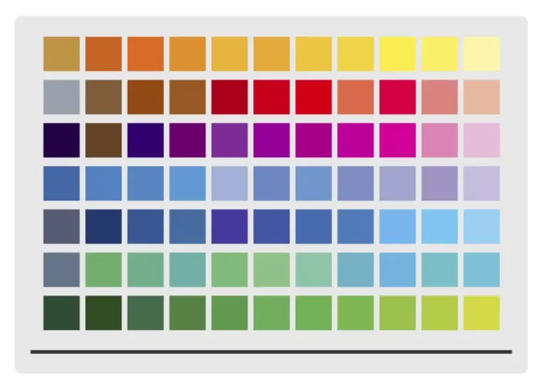 color swatches