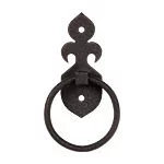 garage door hardware knocker fleur de lis