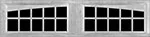 20 Lite Arched (SC) 9800 garage door window