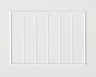 430 grooved panel close up