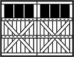7101 clydesdale grooved 3-Section Square