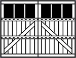 7102 appaloosa grooved 3 section square