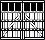 7102 appaloosa grooved 4 section square