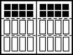 7104 palomino narrow 3 section square