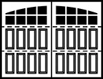 7105 stallion narrow 3 section arched