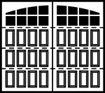 7105 stallion narrow 4 section arched