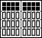 7105 stallion narrow 4 section square