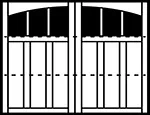 7401 preakness 3-section arched
