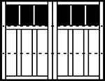 7401 preakness 3-section square