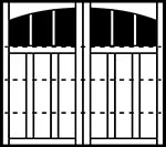 7401 preakness 4-section arched