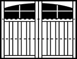 7402 churchil 3-section arched