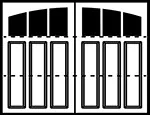 7402 remington 3-section arched