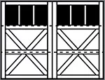 7412 derby 3-section square