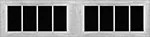 8 Lite Square (SC) 9800 garage door window