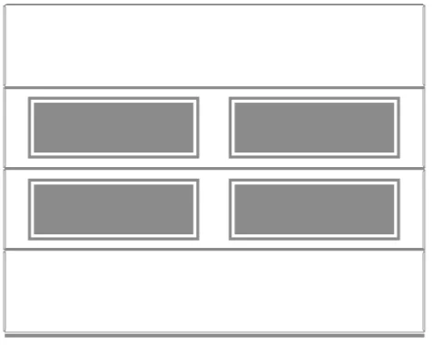 chi 2357 plank door oversized