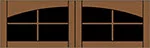 window 7000 8 Lite (SC) cross divided arched