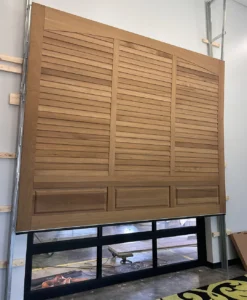vertical lift garage door